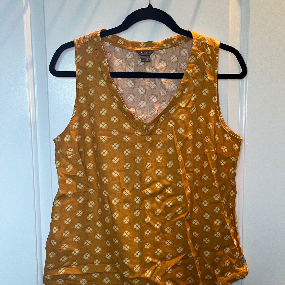 Eddie Bauer Mustard Tank Top